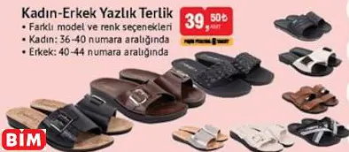 KADIN-ERKEK YAZLIK TERLİK KADIN-ERKEK YAZLIK TERLİK